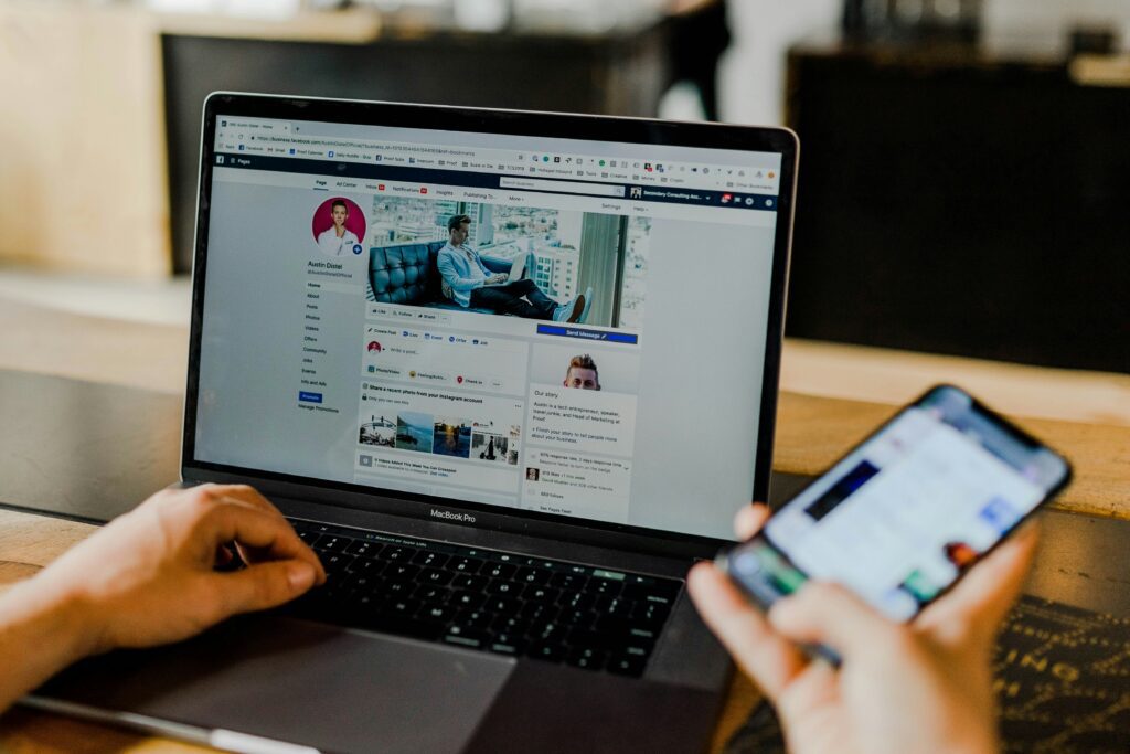 gestão de mídia social e criação de conteúdo